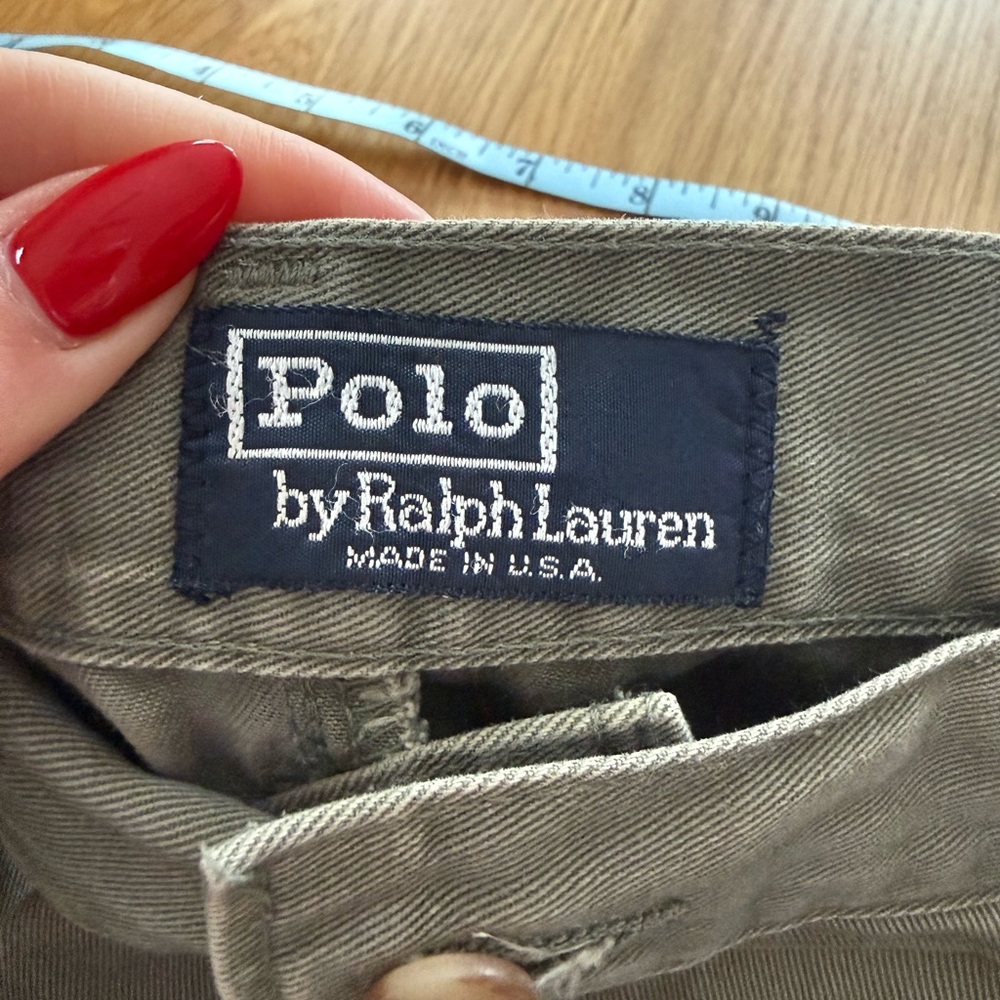 Vintage Ralph Lauren Double Pleated Made in USA Pants - Picture 3 of 8
